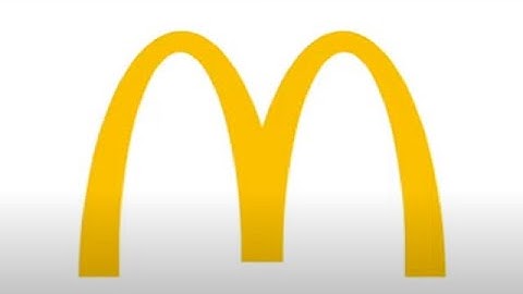 How to draw the McDonald