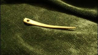 How to Carve a Nalbinding Needle from a Ham Bone