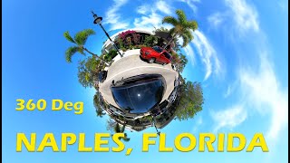 Naples, Florida 360 degree view from Tesla 3 driving. Insta360 X3
