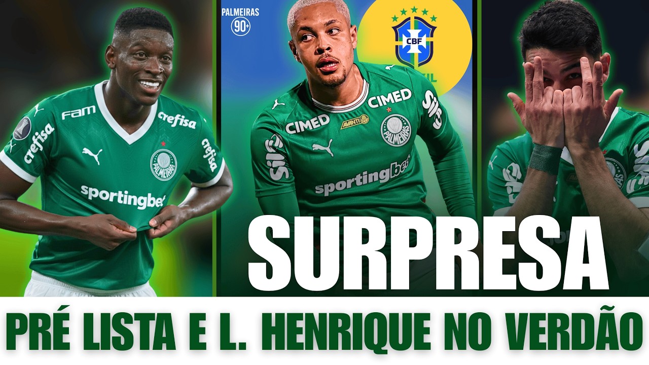 A VERDADE SOBRE LUIZ HENRIQUE NO PALMEIRAS! INFO POR VITOR ROQUE E FLACO