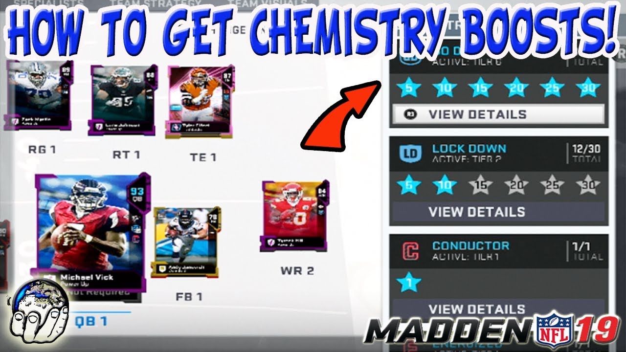 How to get Chemistry BOOSTS on any player in Madden 19 Ultimate Team
