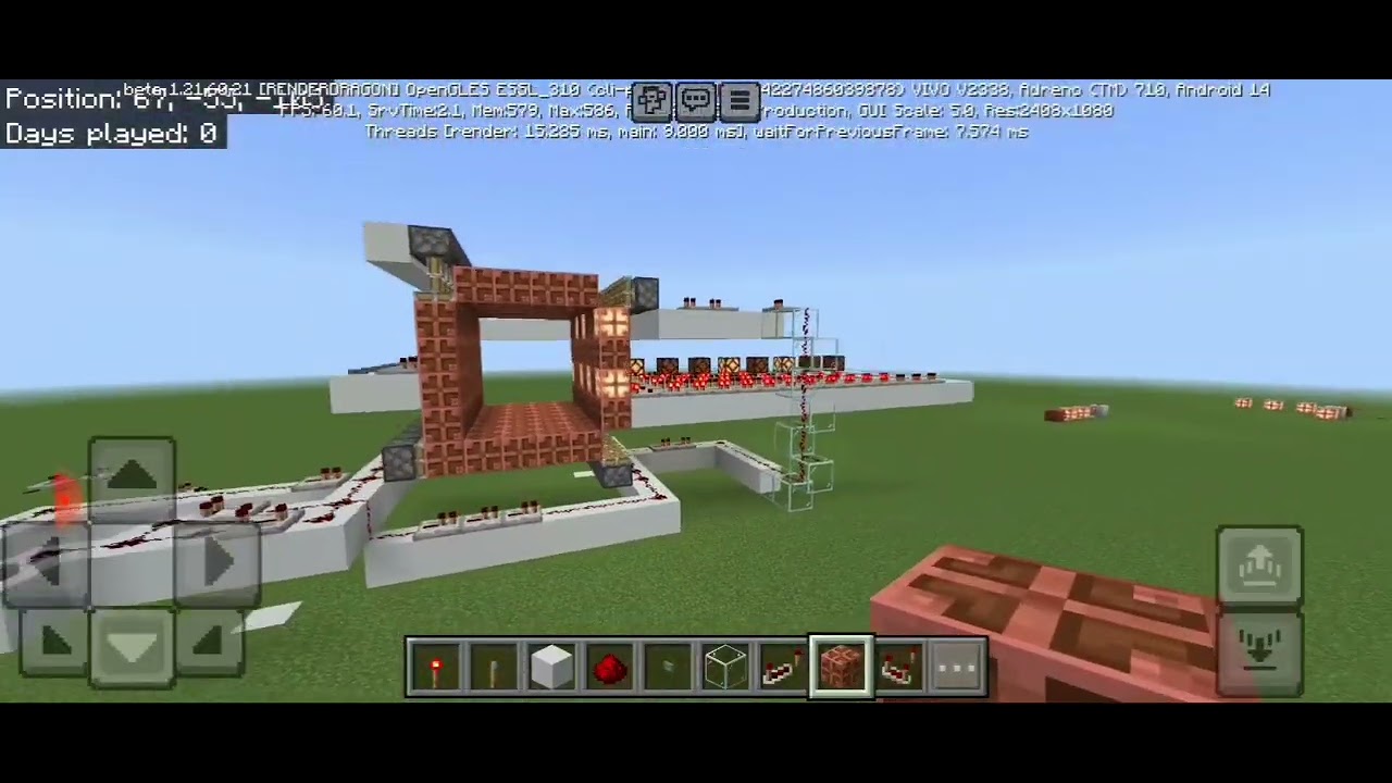 16 bytes copper bulb hard disk drive in Minecraft with only redstone ...