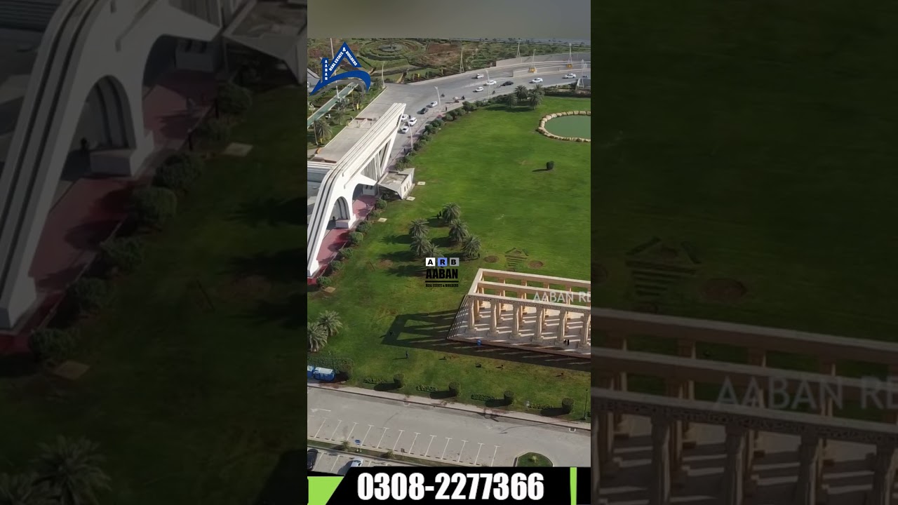 BAHRIA MAIN GATE VIEW - BAHRIA TOWN KARACHI : AABAN REAL ESTATE & BUILDERS