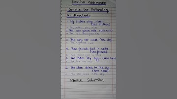 English Grammar| Do as Directed #english #englishgrammar #educational #education #ytshorts #yt