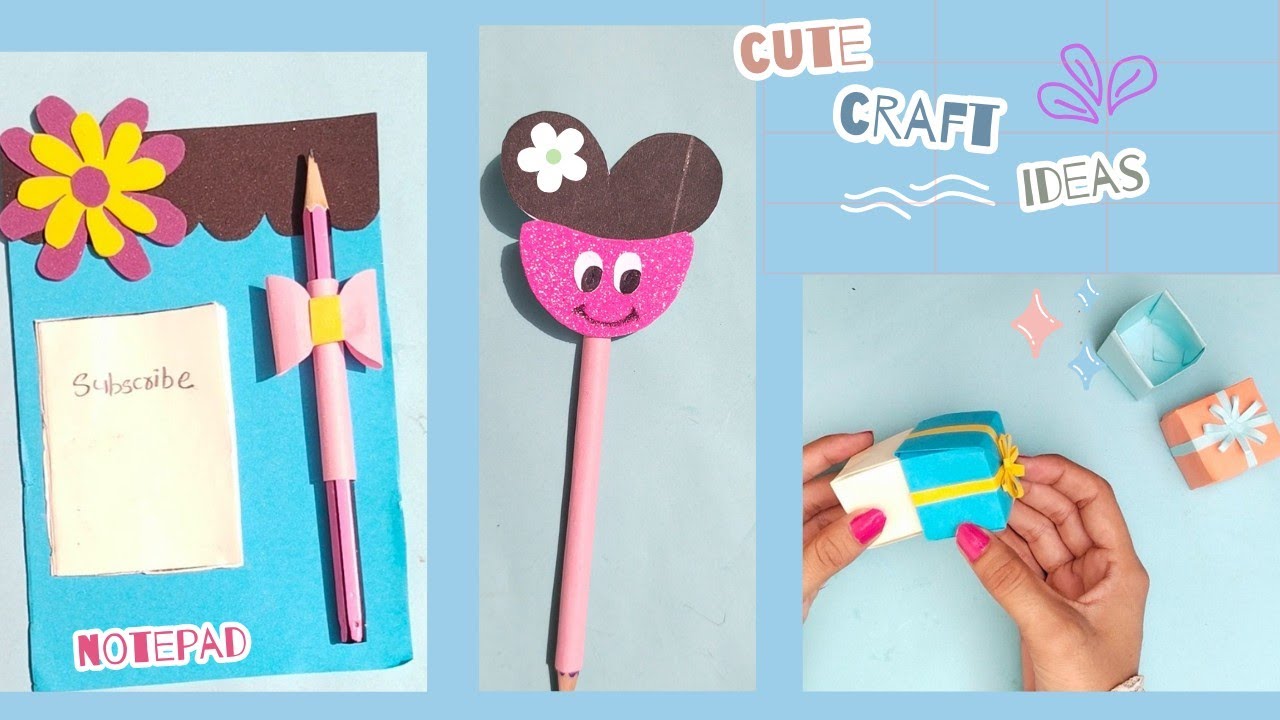 cute paper crafts/ paper crafts for school/ easy paper craft ideas