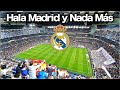 El santiago bernabu canta hala madrid y nada ms real madrid vs barcelona 2020