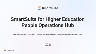 Smartsuite For People Operations Higher Education Operations
