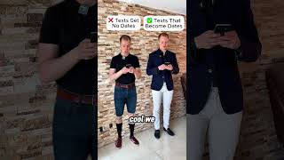 Texts Get No Dates VS texts That Become Dates