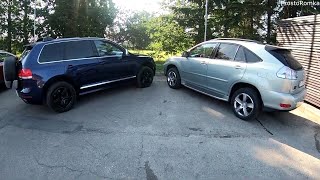 LEXUS RX350 VS VW Touareg ! Жёсткая заруба !