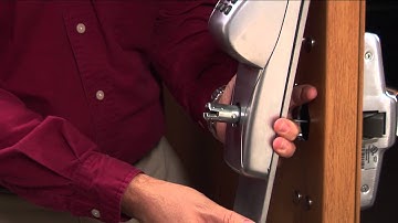 Electronic Locks | CO-Series How to Install 993 Exit Trim