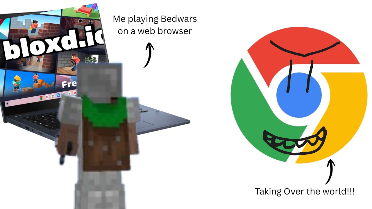 Playing BedWars on a web Browser