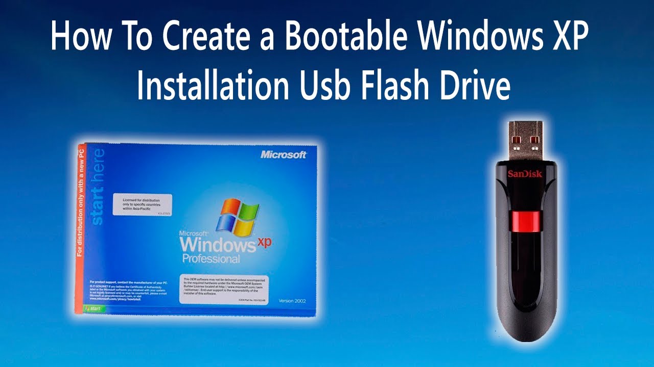 Langkah Langkah Cara Membuat Usb Bootable Windows Xp Windows Vista