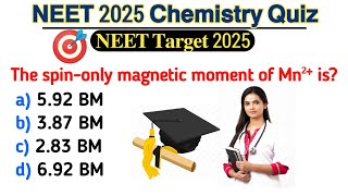 NEET Chemistry Crash Course | Important MCQs & One-Shot Revision for 2025 NEET Chemistry Crash Course | Important MCQs & One-Shot Revision for 2025