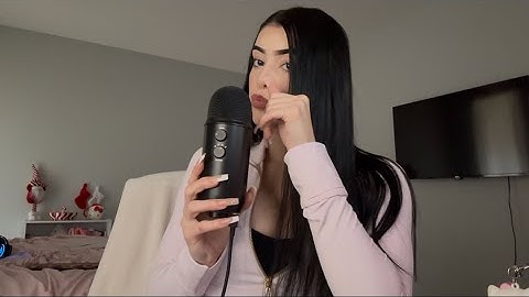 my first time trying asmr!
