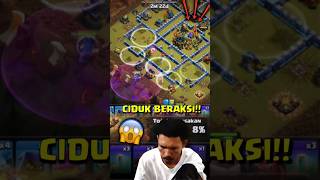 Aksi Ciduk Fireball Pusat Base!!! #clashofclans #coc #cidukwarrior