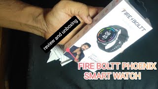 Fire boltt Phoenix smart watch unboxing and review   firebolttsmartwatch amazone
