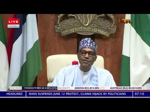 President Buhari 2021 Democracy Day Address to the Nation [Watch Full Speech]