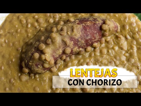 How to Make Lentils with Chorizo in a Food Processor Easy Spanish Recipe Cooking Tutorial