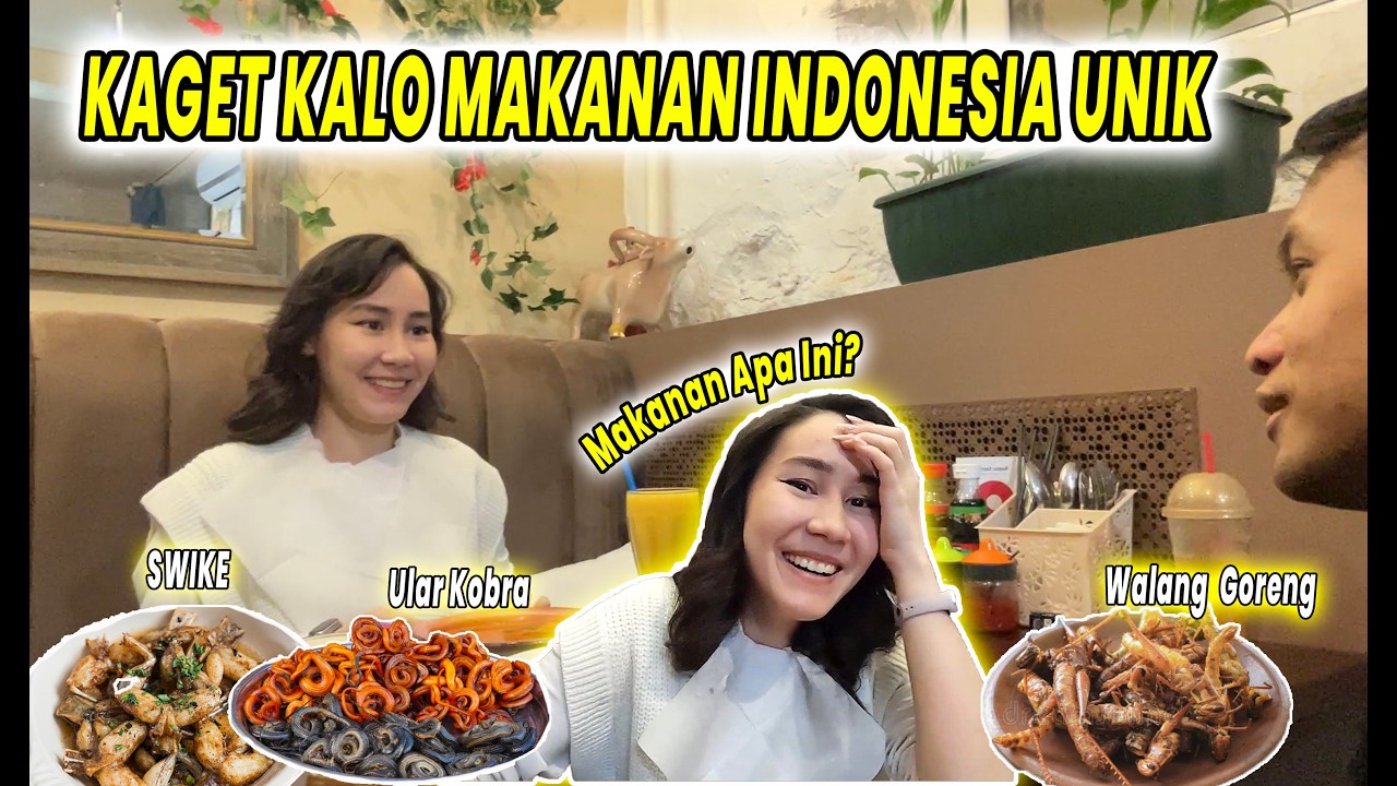 MUSLIMAH TURKMENISTAN HERAN SAMA MAKANAN UNIK INDONESIA