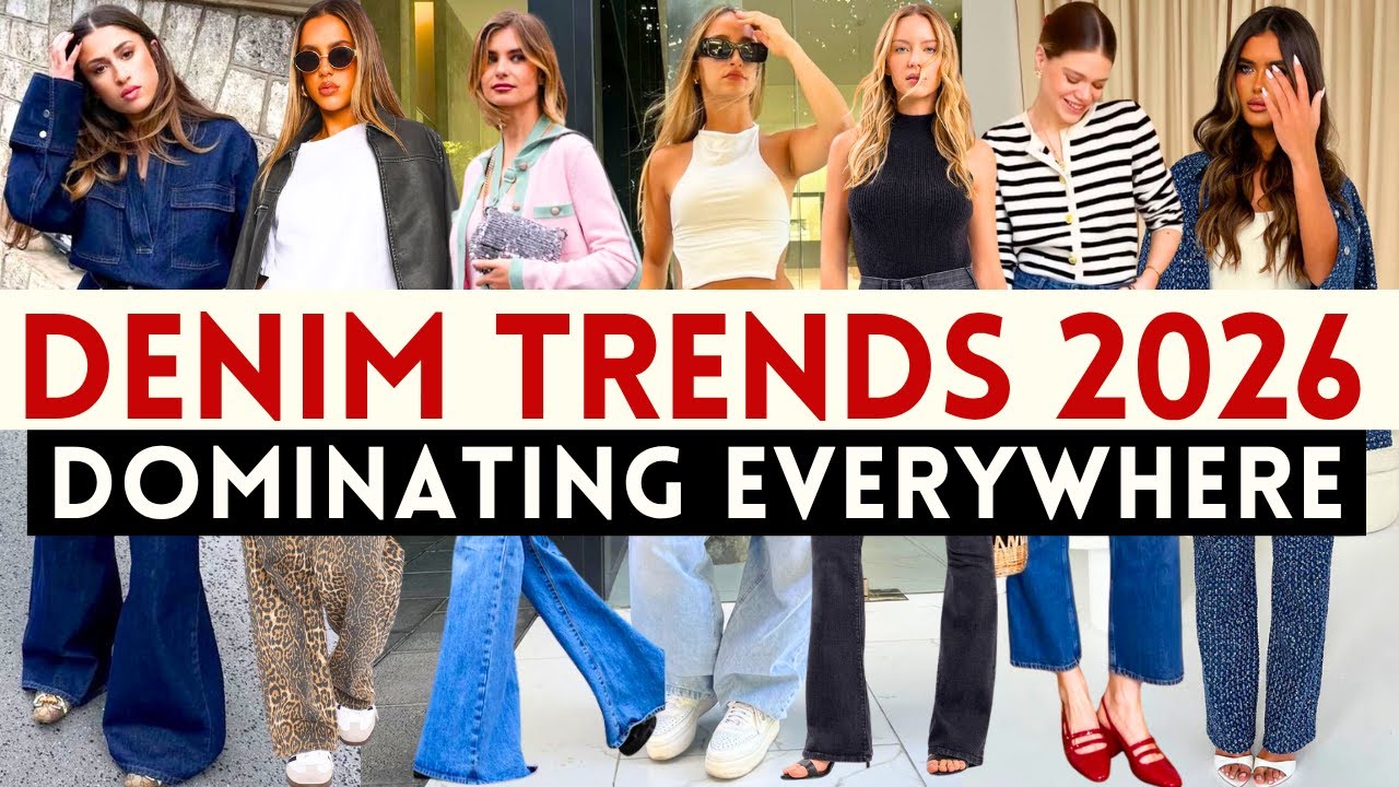 🔴ДЖИНСЫ 2026 ГОДА! 10 САМЫХ МОДНЫХ ДЖИНСОВ, КОТОРЫЕ СЕЙЧАС В ТРЕНДЕ! ОСЕНЬ 2025!