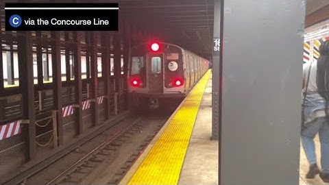 ᴴᴰ⁶⁰ ᴴᴰᴿ (C) Trains Running in The Bronx via the Concourse Line