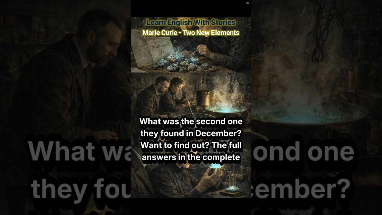 Marie Curie - Two New Elements | Learn English with World Stories📖
