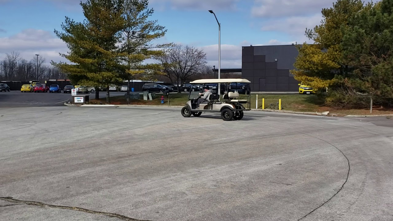 GovDeals Xpress Custom 6 Person Golf Cart. W/ Custom Wheels YouTube