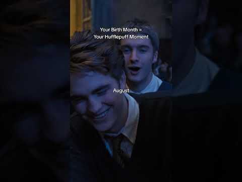Your birth month is your Hufflepuff moment #HarryPotter #Hufflepuff