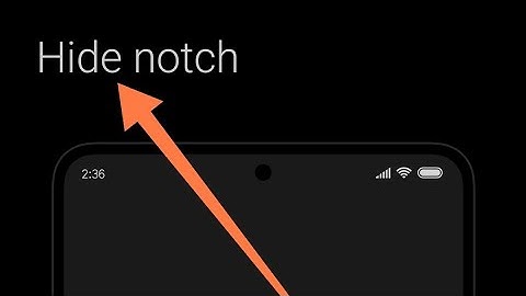 Poco x3 hide notch settings , how to set hide notch Poco X3