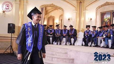 SLISR Class of 2023 Presentation of Graduation Diploma Certificates (Full Video)