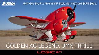E-Flite UMX Gee Bee R-2 510mm BNF Basic with AS3X and SAFE Select