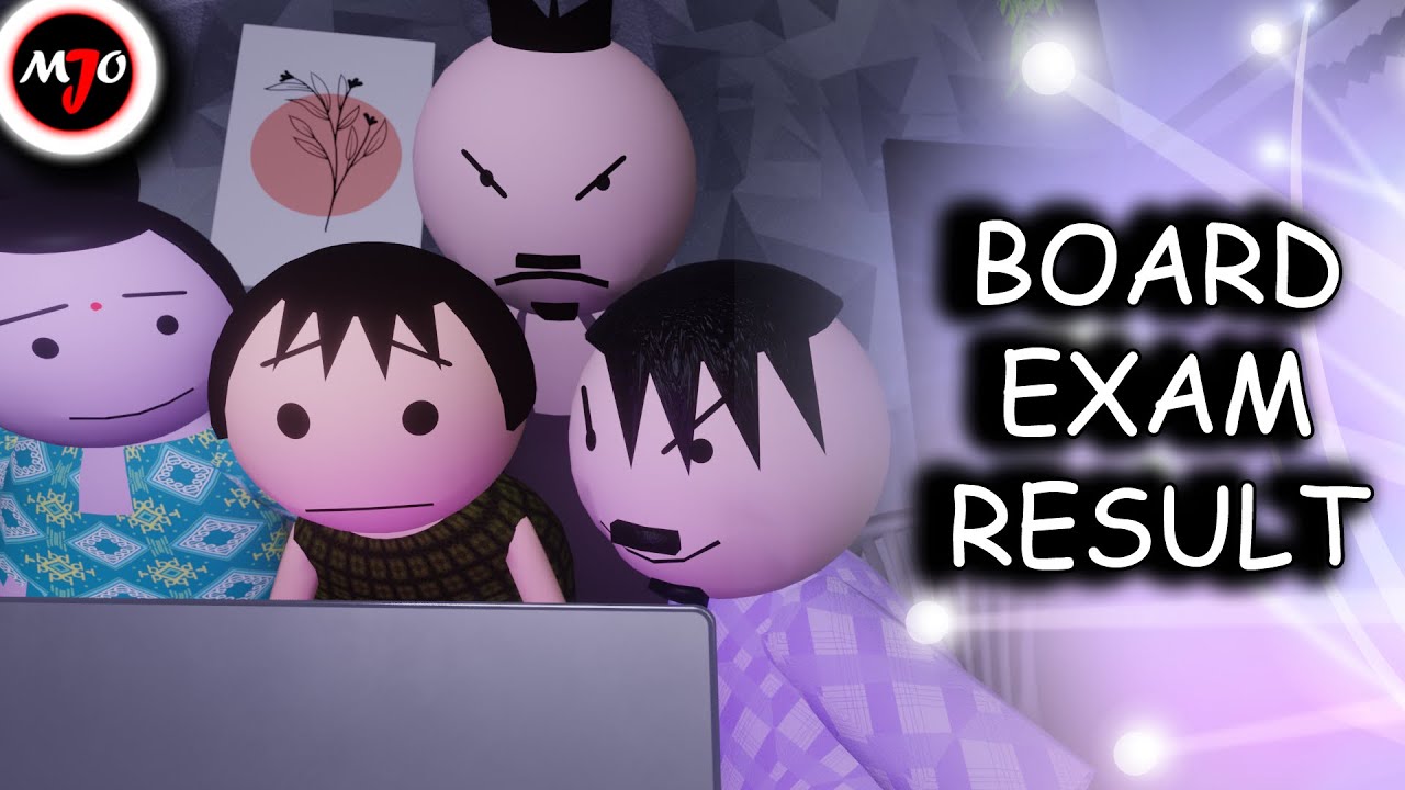 Hilarious Cartoon Comedy: Board Exam Result Madness Unleashed!