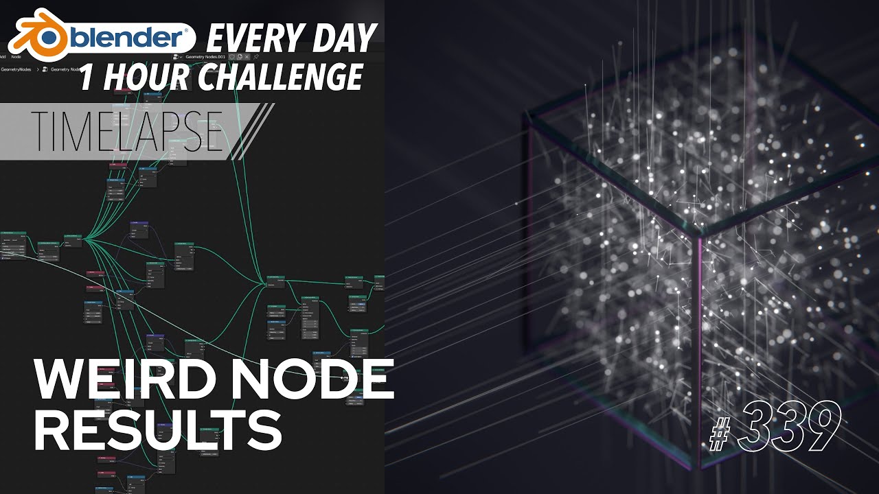 Tech VFX with Geometry Nodes - Blender Every Day 