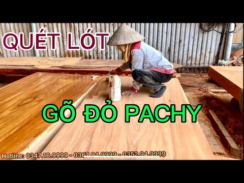 Video QUÁ TRÌNH LÀM LÓT BỘ PHẢN 2 TẤM GỖ GÕ ĐỎ PACHY MỘC... - youtube