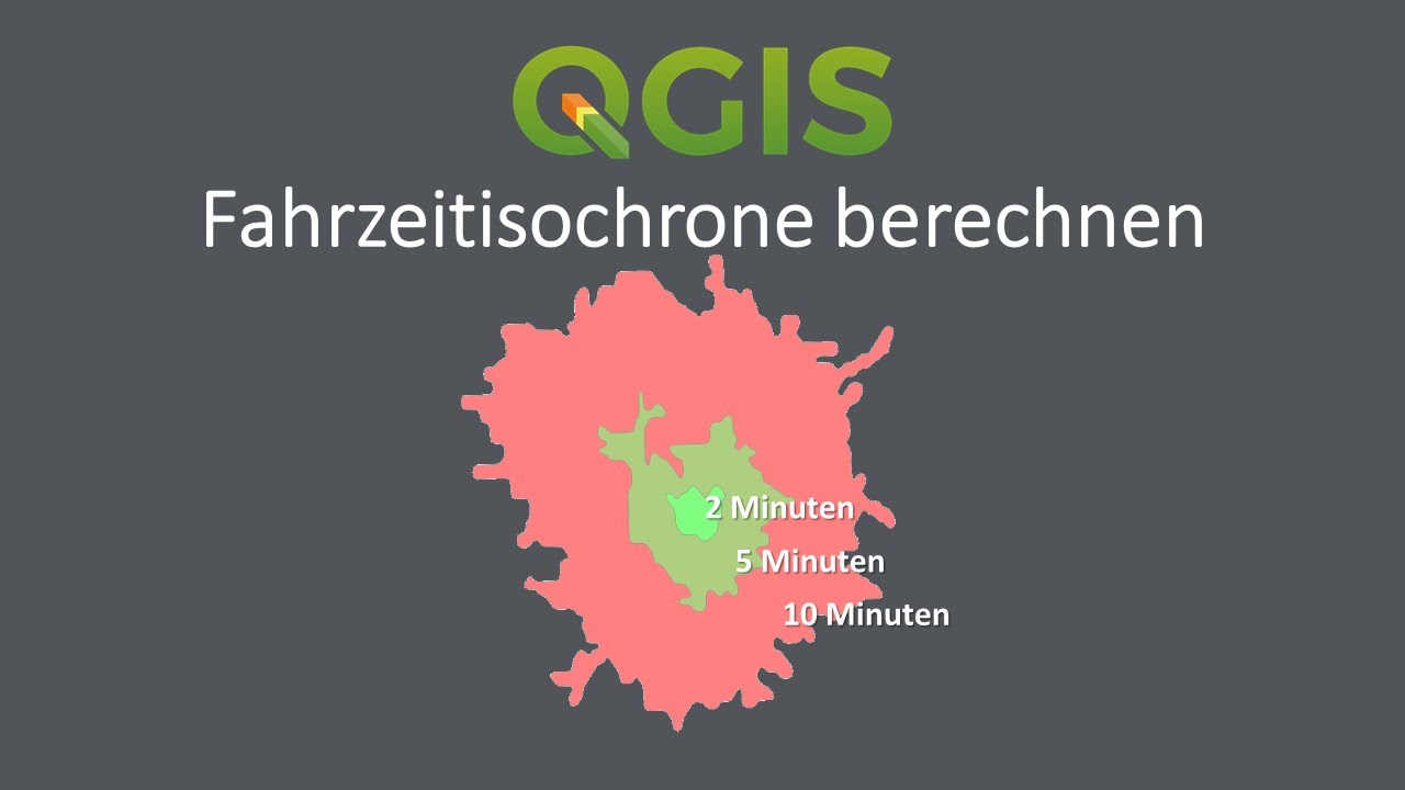 QGIS 3.28 | Fahrzeitisochrone | Was ist innerhalb einer bestimmten Zeit erreichbar?