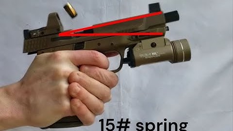 Pistol Recoil Spring Tuning