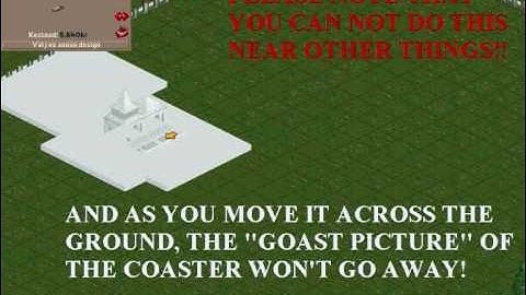 Rollercoaster Tycoon 2 monney cheat! (the best)