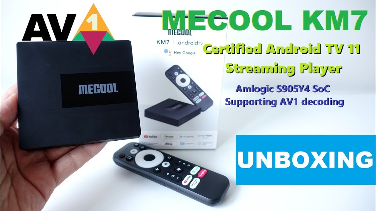 MECOOL KM2 Plus Unboxing 2022 Newest Android TV 4K Streaming Box