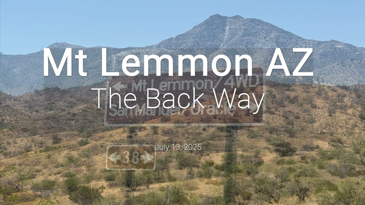 Taking our FJ up the Back Way to Mt Lemmon AZ