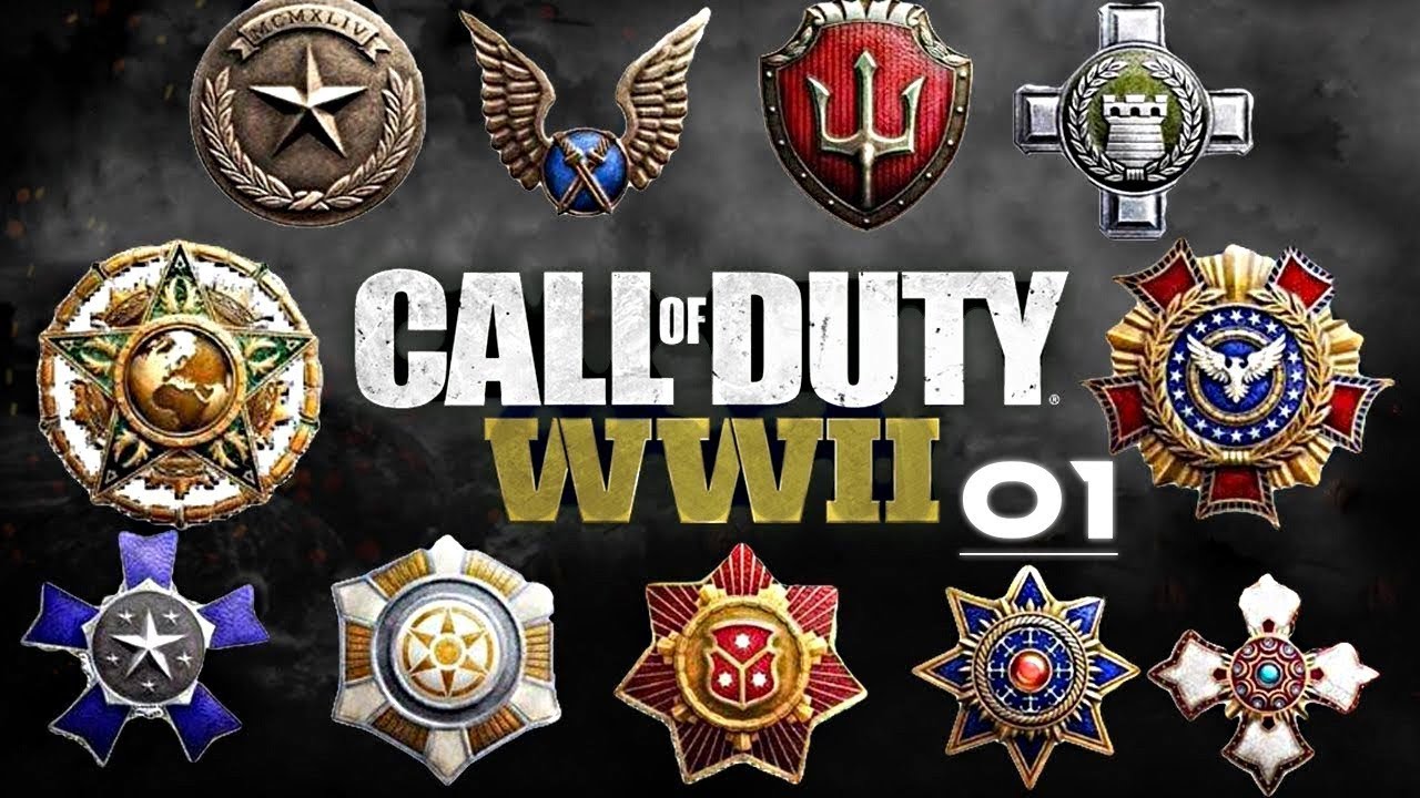 Call of duty награды. Медали Call of Duty. Call of Duty ww2. Call of Duty значок. Call of Duty WWII значок.