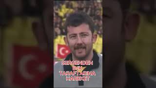 SERGEN BJK TARAFTARINA ORTA PARMAK ÇEKİYOR #futbol #bjk #sergenyalçın #shorts #süperlig