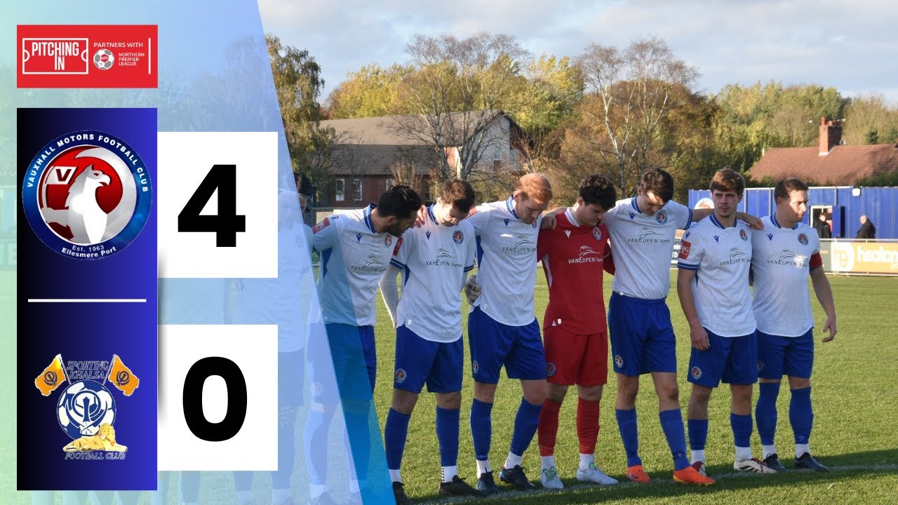 Vauxhall Motors 4-0 Sporting Khalsa | GOALS | PitchingIn NPL West