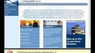 Famous Quotium security research center - Parameter Tampering attack example Wealth