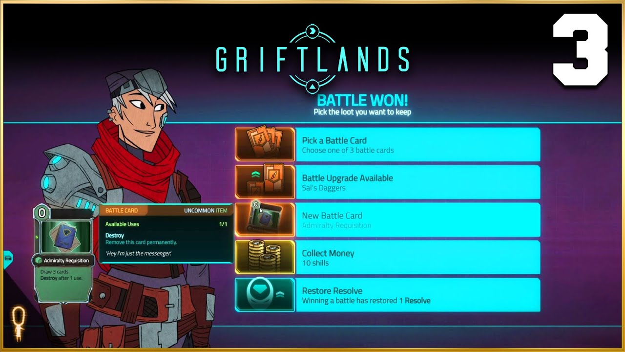 Card Upgrades Out The Wazoo - GRIFTLANDS Let's Play Part 3 [VOD]