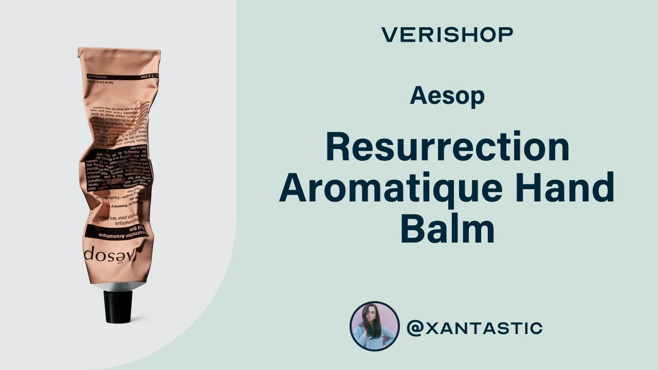 Aesop Resurrection Aromatique Hand Balm Review
