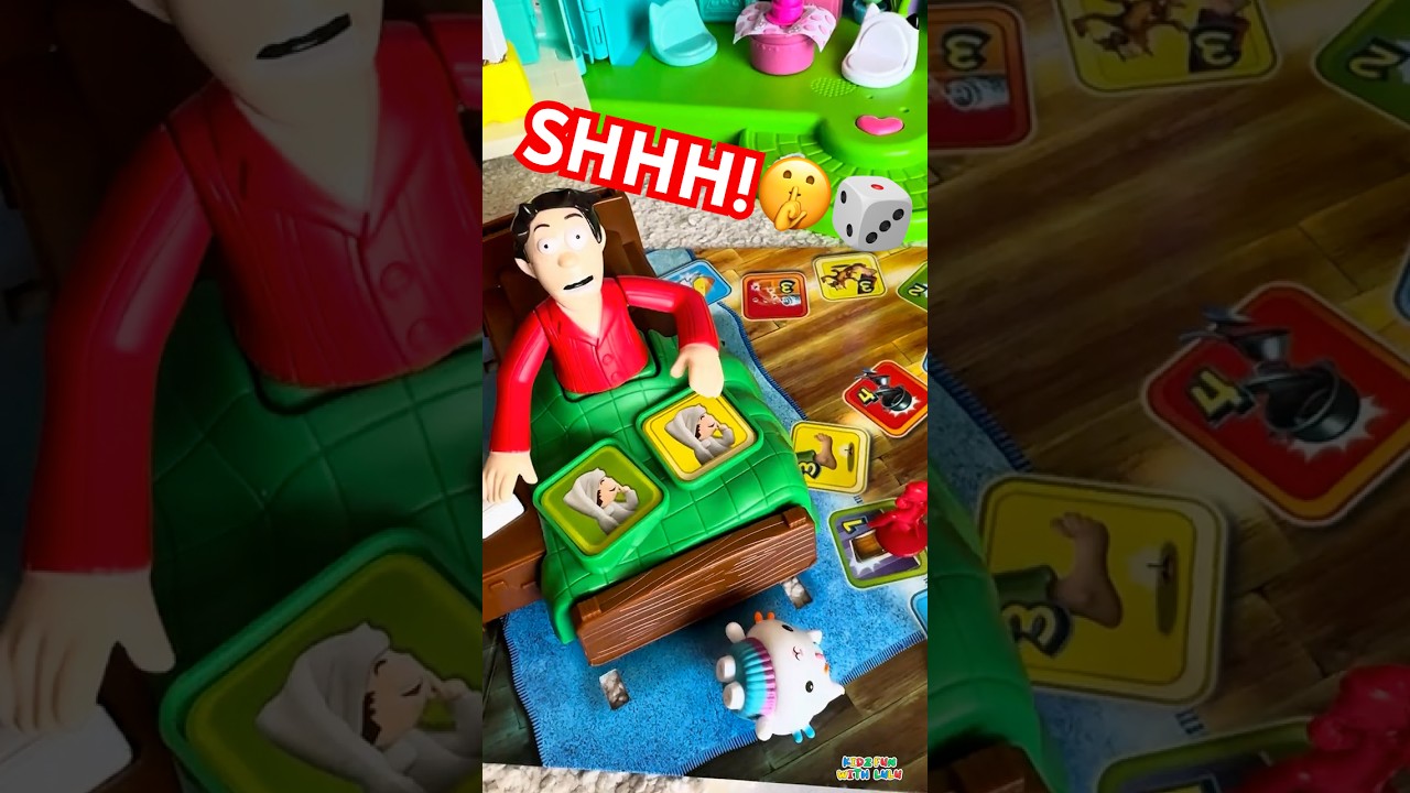 SHHH!🤫Don’t Wake Daddy 😅 Fun Family Game Night 🎲