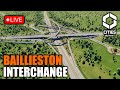 Baillieston Interchange re-creation live in Cities Skylines 2