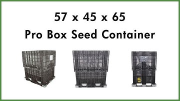 57 x 45 x 65 Pro Box Hopper Bottom Container