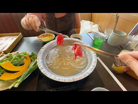 Eating the Most Expensive All-You-Can-Eat Hotpot Buffet in Tokyo Japan