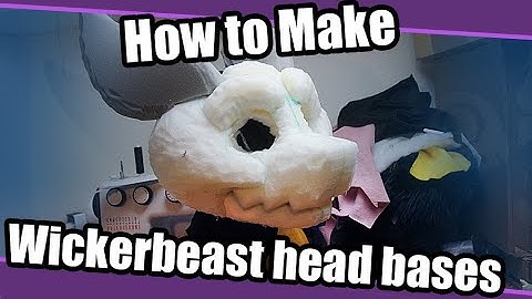 How To Make A Wickerbeast Foam Base For Fursuits + Template/Pattern